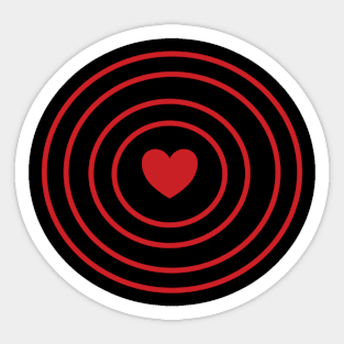 Love Target Sticker